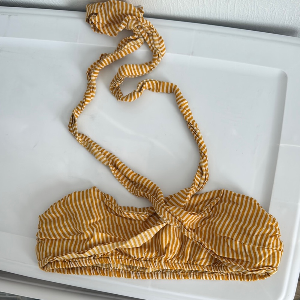 Yellow Striped Women's Pants and top set - Picture 4 of 4